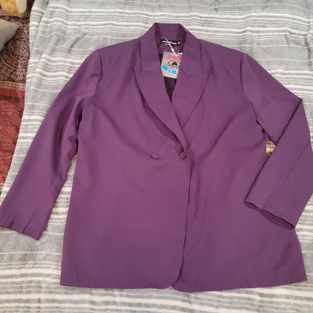 Chic Purple Women's Blazer